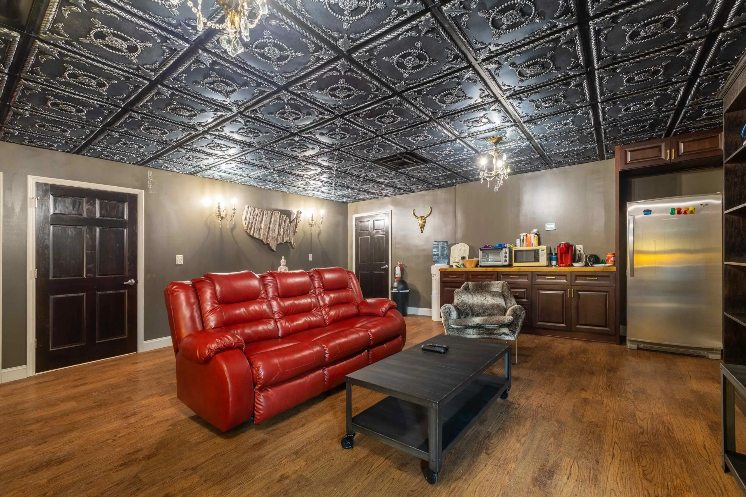 The lounge at Cedar One headquarters